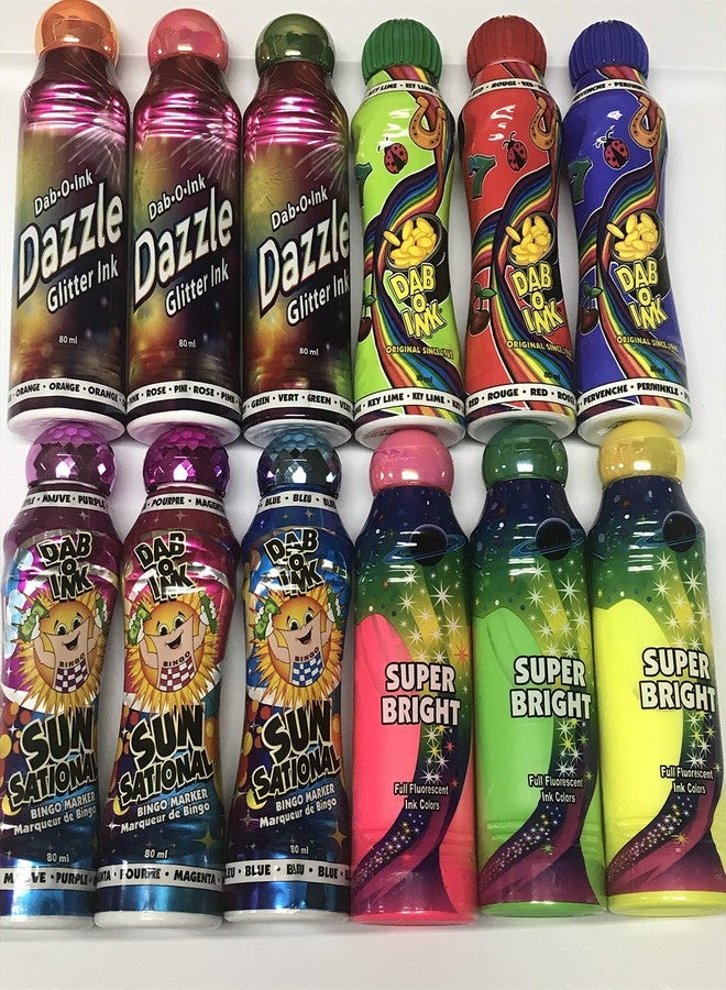 Dab-O-Ink Variety Pack-3oz (12pk) - Image 1